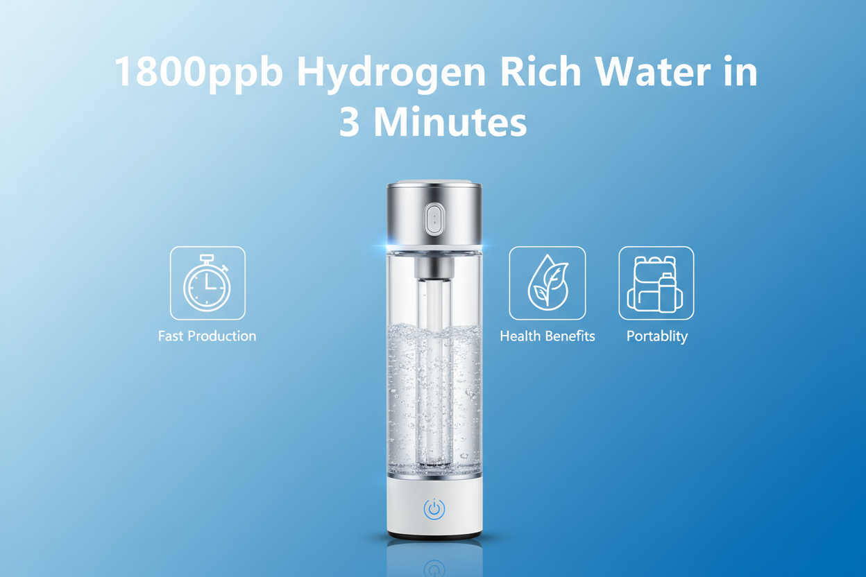 1800ppb Hydrogen Water Banner