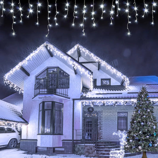 Outdoor/Indoor LED Christmas Lights 128FT - 11 Modes