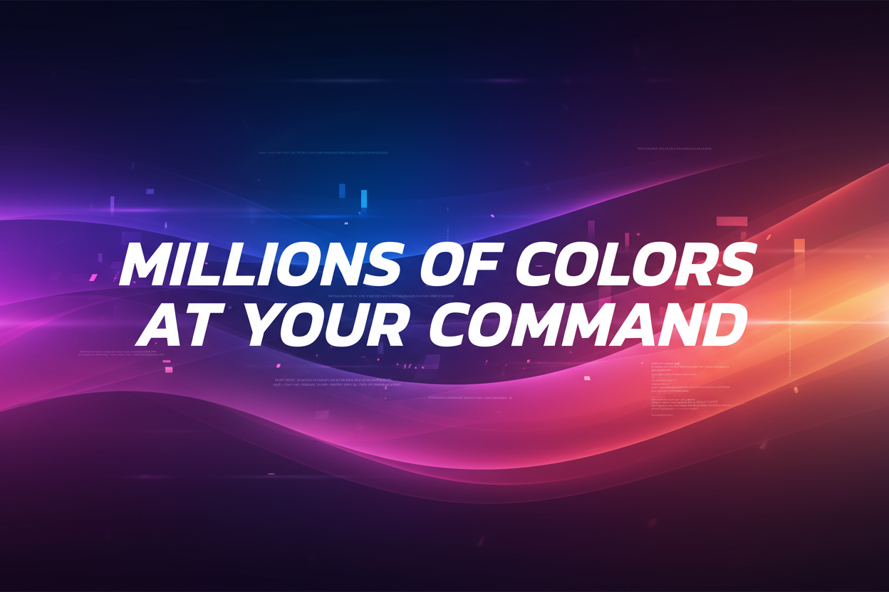 Millions of Colors Banner